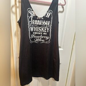 Beach cover all  with Tennessee whiskey statement in front.